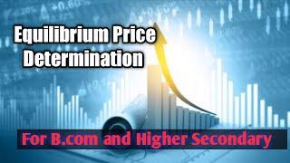 Equilibrium Price Determination by Demand and Supply Curve | Commerce Point | Price Determination