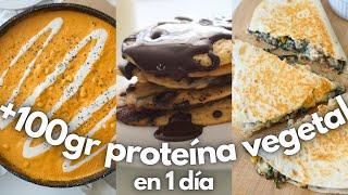 COMIDAS VEGANAS CON MUCHA PROTEÍNA de TikTok  [ recetas fáciles, económicas ]