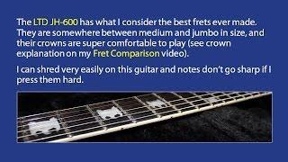 LTD JH-600 vs. Dean Razorback - Guitar Comparison - Part 2 of 2