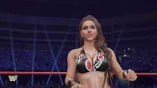 WWE 2K22 SARA MICHAELS VS AMANDA THE GIANT (WWF CHAMPIONSHIP)