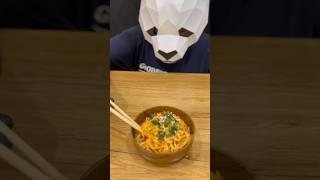 “When a panda becomes a chef! Watch the panda-style noodle making! #Panda #Noodles #Cooking”