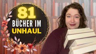 XXL UNHAUL – Was raus muss, muss raus ‍️ | 81 Bücher gehen mit Try a Chapter & Die Rache des SuB