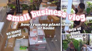 Small Business Vlog🪴: So Many ORDERSPacking&Shipping Rare Plants, Ikea Greenhouse Cabinet Refresh