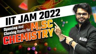 IIT JAM 2022 | Opening And Closing Ranks for M.Sc Chemistry