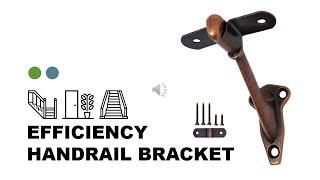 Handrail Bracket Easy Installation Solid Railing Efficiency | HOWTOOL Hardware