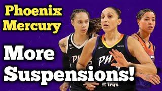 Further SUSPENSIONS loom for the Phoenix Mercury team after  Natasha Cloud and Diana Taurasi