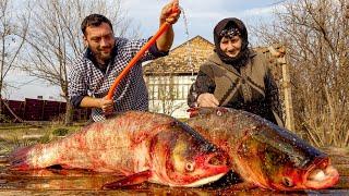 Rustic Village Life: Cooking Traditional Azerbaijani Recipes in the Mountains Caucasian Country