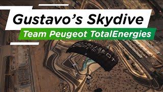 Gustavo Menezes' skydive over Bahrain International Circuit - Team Peugeot TotalEnergies #WEC