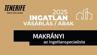 TENERIFE ingatlanvásárlás | árak 2025