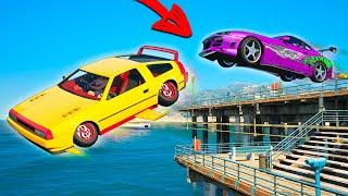 ОН УЛЕТЕЛ С ПРИСТАНИ! ТРОЛЛИНГ В ГТА 5 ОНЛАЙН (GTA 5 ONLINE)