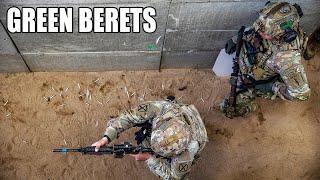 U.S. Army Green Berets teach Close Quarter Battle tactics