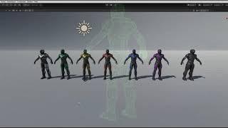 Sci-Fi Cyborg 05 Unity presentation