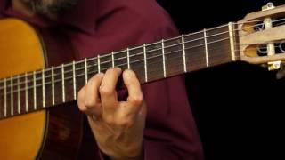 Happy Birthday on classical guitar (simple)