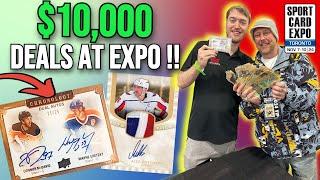 Spending $10,000 at the Toronto Sports Card Expo !!