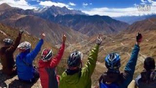 Chinese cycling enthusiasts ride 2142km to enter Tibet.