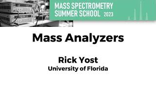 Mass Analyzers