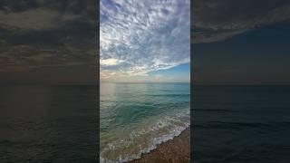 Gorgeous Ocean Waves on a Calm Morning Beach️#oceansounds #oceanwaves #sea #relaxation