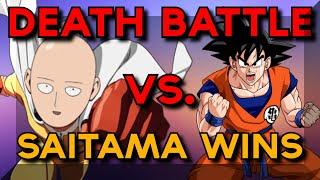 Saitama vs Goku (Saitama Wins)