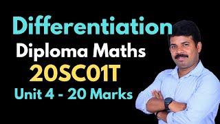 Differentiation | Diploma C20 | 20SC01T |