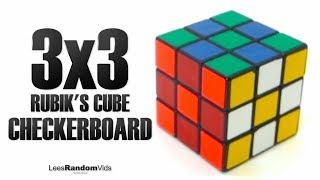 How to Solve a Rubik's Cube 3x3 - Checkerboard Pattern