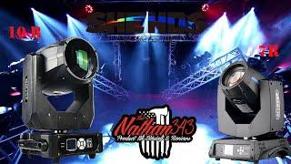 7R VS 10R Moving Head comparison From Shehds Lighting