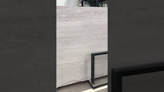 white travertine slabs