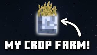 I Turned the MOON Into my Crop Farm in Minecraft Create Mod