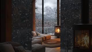 Quiet atmosphere to calm the mind  #relax #snowfallambience #calmingatmosphere #healingscenery