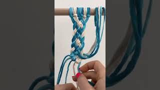 Beginner Macrame Pattern - Woven Braid