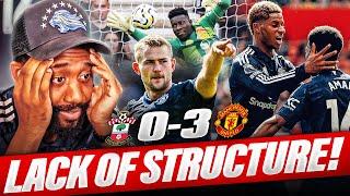 LACK OF STRUCTURE: ZIRKZEE AND AMAD POSITIVES | Southampton vs. Manchester United | MATCH REACTION