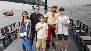 Experience the THRILL of Dubai Creek Harbour Boat Trip! HZHtube family