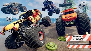 Monster Truck Mud Battle All Stars | BeamNG Drive - Griff's Garage