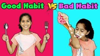 Pari's Good Habit Vs Bad Habit | Funny  Video | Pari's Lifestyle