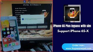 iPhone 6S Plus bypass with signal by Lpro Max || Support iPhone 6S till X IOS 15/16 #ibypassnepal