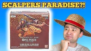 *OPENING 2 BOXES OF ONE-PIECE PARAMOUNT WAR! DOUBLE MSRP ON RELEASE DAY?!