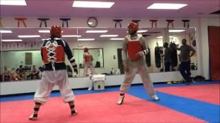 May 2015 Olympic Taekwondo Sparring Practice