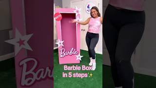 Diy Barbie Box in 5 Steps ️ #diybarbiebox #barbiediy #time2twinit #uhaul #uhauldiy