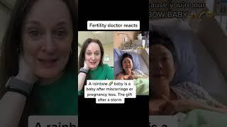  Rainbow Baby #duet #rainbowbaby #doctorreacts @jeenie.weenie Thank You For This️