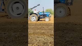 Sonalika di 745 new model 2024 harrow #shortsfeed #tractorvideo #harrow