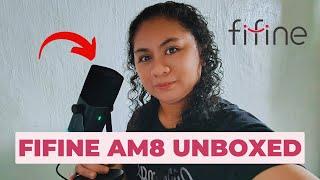 I Bought FIFINE AM8 Dynamic Mic For My Live Stream & Online Course | UNBOXING | 1ST REACTION