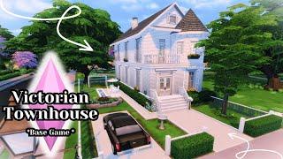 Sims 4 Victorian Townhouse // base game //speed build // no cc