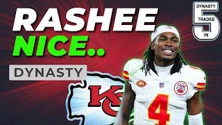 Here's what WE'RE DOING with Rashee Rice (WHEELS UP?!) - Dynasty Fantasy Football