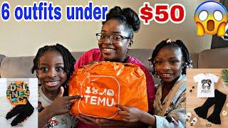 Temu Kids Clothing Haul | 6 Outfits Under $50 | My Honest Review + Try On Haul