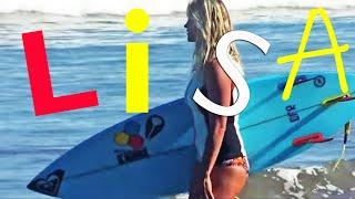 LISA ANDERSEN SURFING COSTA RICA at REAL SURF TRIPS