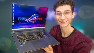 Gaming Laptops Have Gotten CRAZY Good!  Asus ROG Strix G16 2023 Unboxing & Gameplay | AD