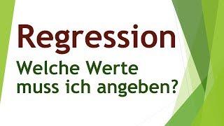 Lineare Regression -  welche Ergebnisse muss ich berichten?