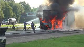 Interstate 30 Fiery Wreck