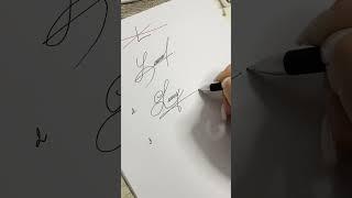 How to sign the letter  L?️| Signature ideas #handwriting #lettering  #calligraphy #signatureideas