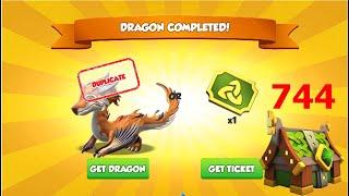 Got 2nd Vulpine Dragon-Dragon Mania Legends | Total 744 chest open in Chrono loki and change Event