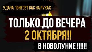  УСПЕЙТЕ до вечера 2 Октября В НОВОЛУНИЕ ! ДЕНЬГИ, УСПЕХ, УДАЧА, БЛАГОПОЛУЧИЕ !